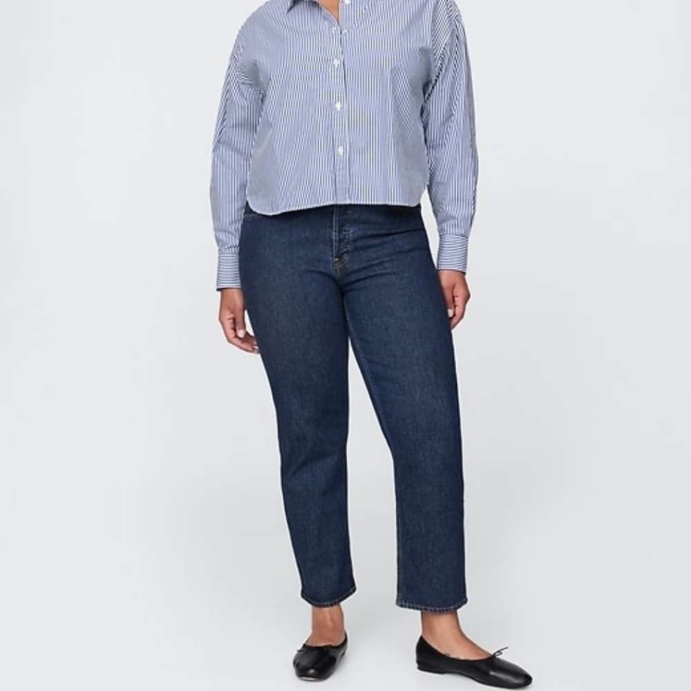 GAP High Rise Cheeky Straight Jeans